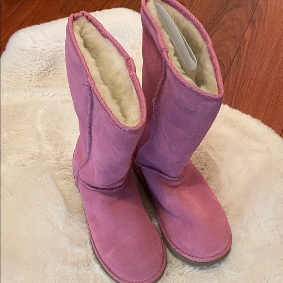 New! Ukala Women's SZ 10 Pink Winter Boots - Picture 6 of 11
